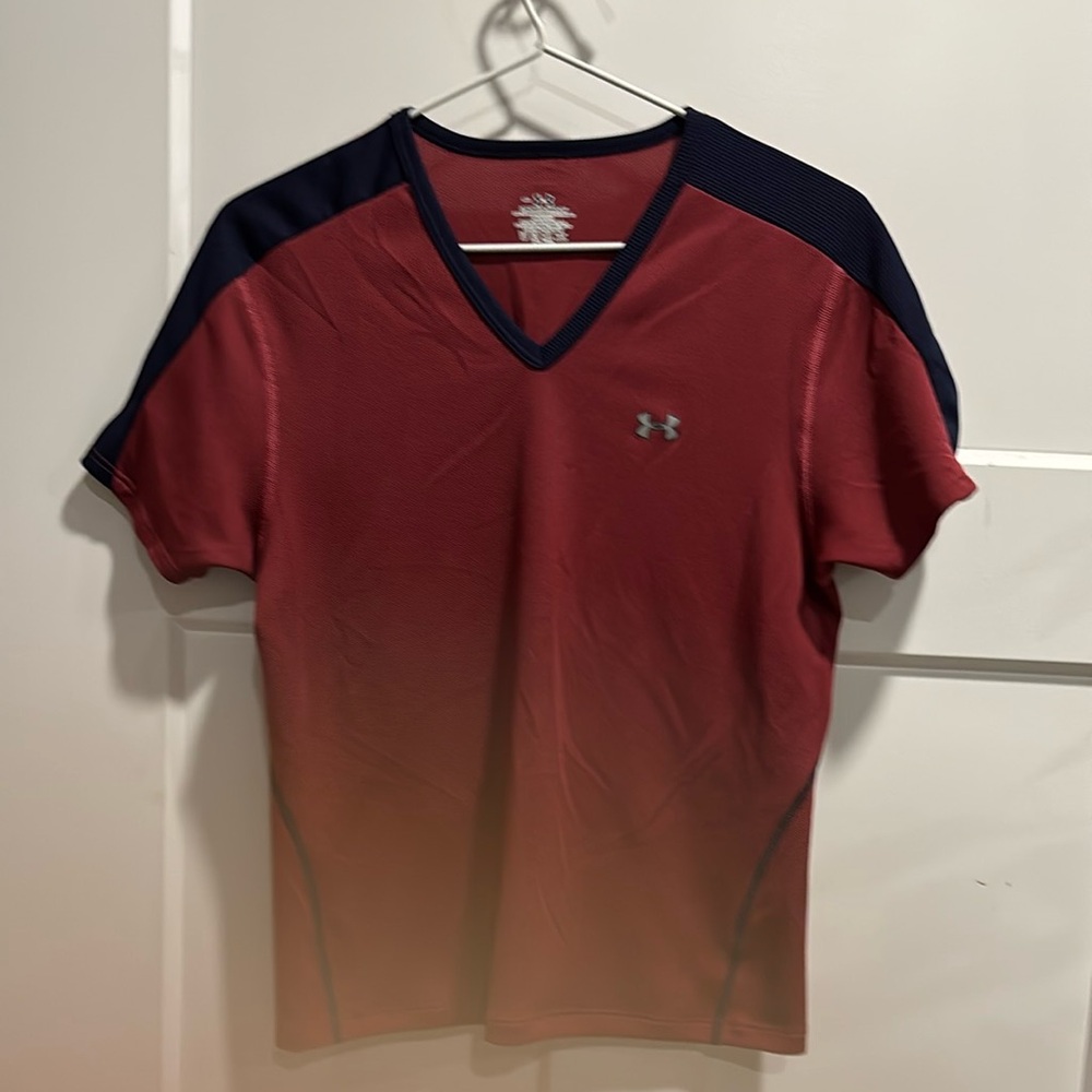 Under Armour Burgundy and Navy Tank Top